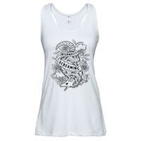 Internally Screaming Weird Sarcastic Funny Opossum Possum Ladies Essential Flowy Tank