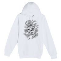 Internally Screaming Weird Sarcastic Funny Opossum Possum Premium Pullover Hoodie