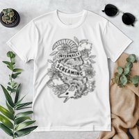 Internally Screaming Weird Sarcastic Funny Opossum Possum Premium T-Shirt