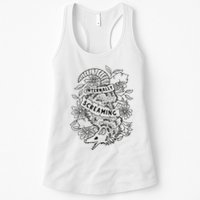 Internally Screaming Weird Sarcastic Funny Opossum Possum Womens Tank Top