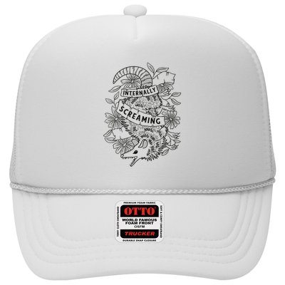 Internally Screaming Weird Sarcastic Funny Opossum Possum Trucker Hat