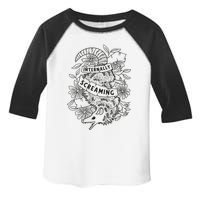 Internally Screaming Weird Sarcastic Funny Opossum Possum Toddler Fine Jersey T-Shirt