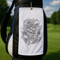 Internally Screaming Weird Sarcastic Funny Opossum Possum Golf Towel
