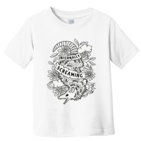 Internally Screaming Weird Sarcastic Funny Opossum Possum Toddler T-Shirt