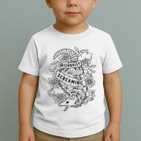 Internally Screaming Weird Sarcastic Funny Opossum Possum Toddler T-Shirt