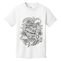 Internally Screaming Weird Sarcastic Funny Opossum Possum Kids T-Shirt