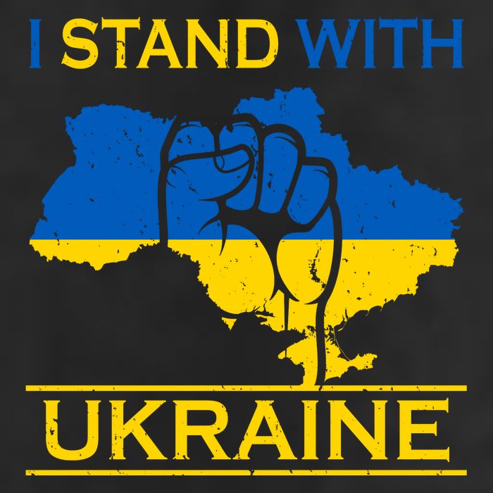 I Stand With Ukraine Map 25L Jumbo Tote