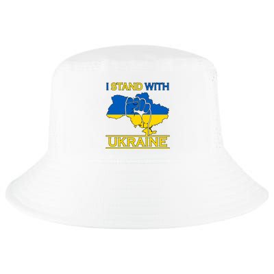 I Stand With Ukraine Map Cool Comfort Performance Bucket Hat