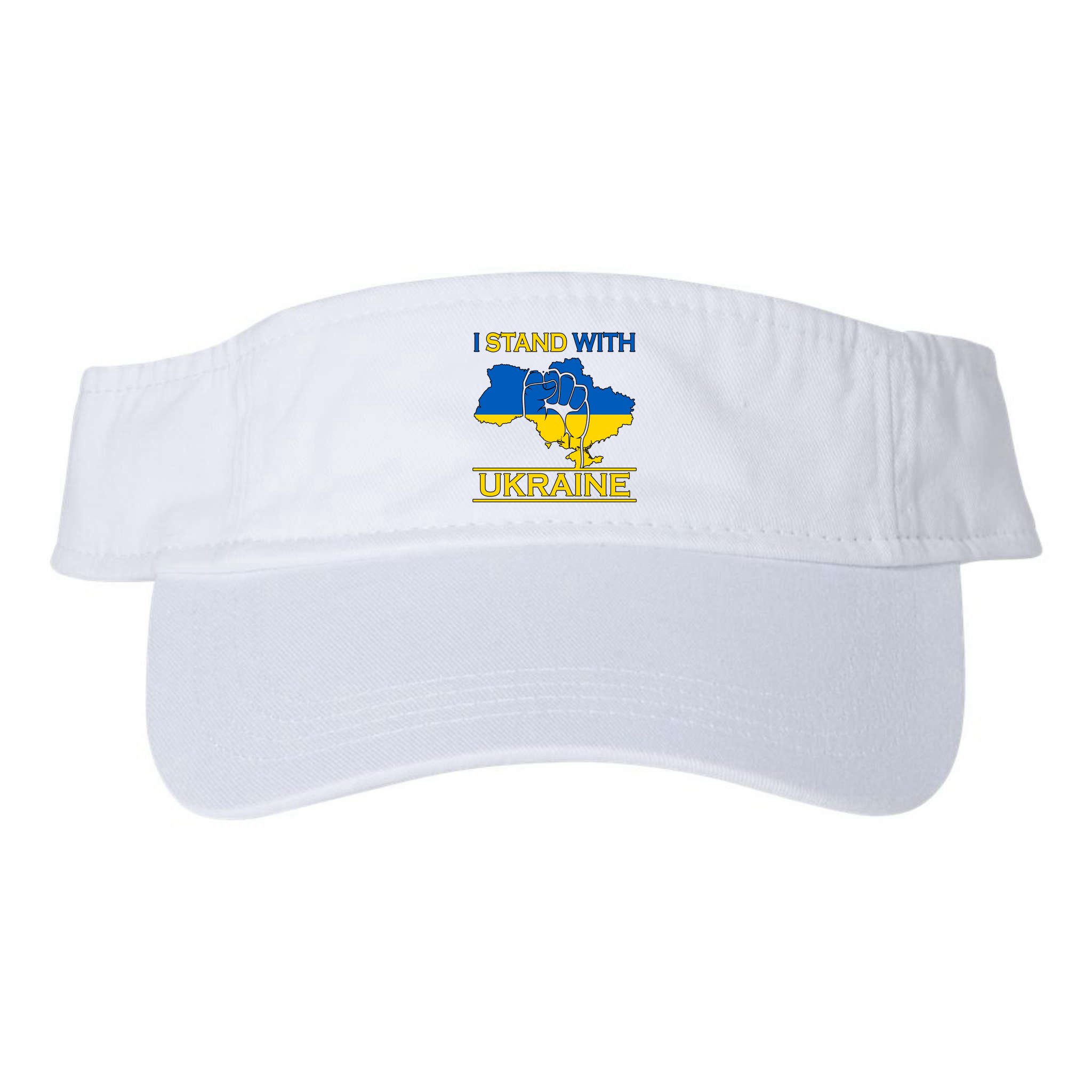 I Stand With Ukraine Map Visor