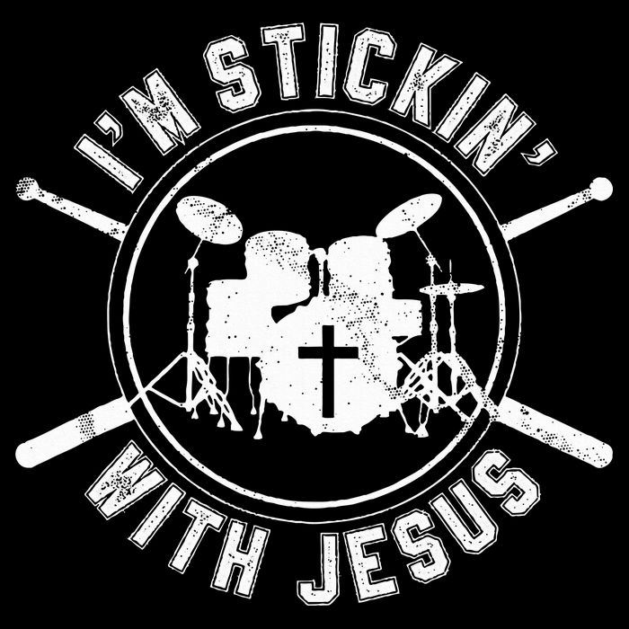 IM Stickin With Jesus Christian Drummer Drum Sticks 16 in Basic Backpack