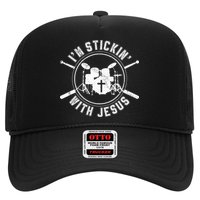 IM Stickin With Jesus Christian Drummer Drum Sticks Hat