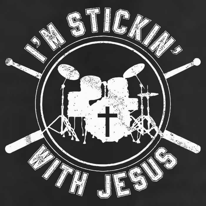 IM Stickin With Jesus Christian Drummer Drum Sticks Hat