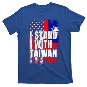 I Stand With Taiwan American Usa Flag Meaningful Gift T-Shirt