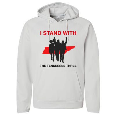 I STAND WITH THE TENNESSEE THREE Performance Fleece Hoodie