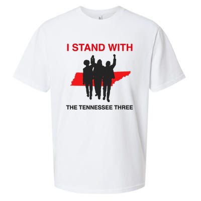 I STAND WITH THE TENNESSEE THREE Sueded Cloud Jersey T-Shirt