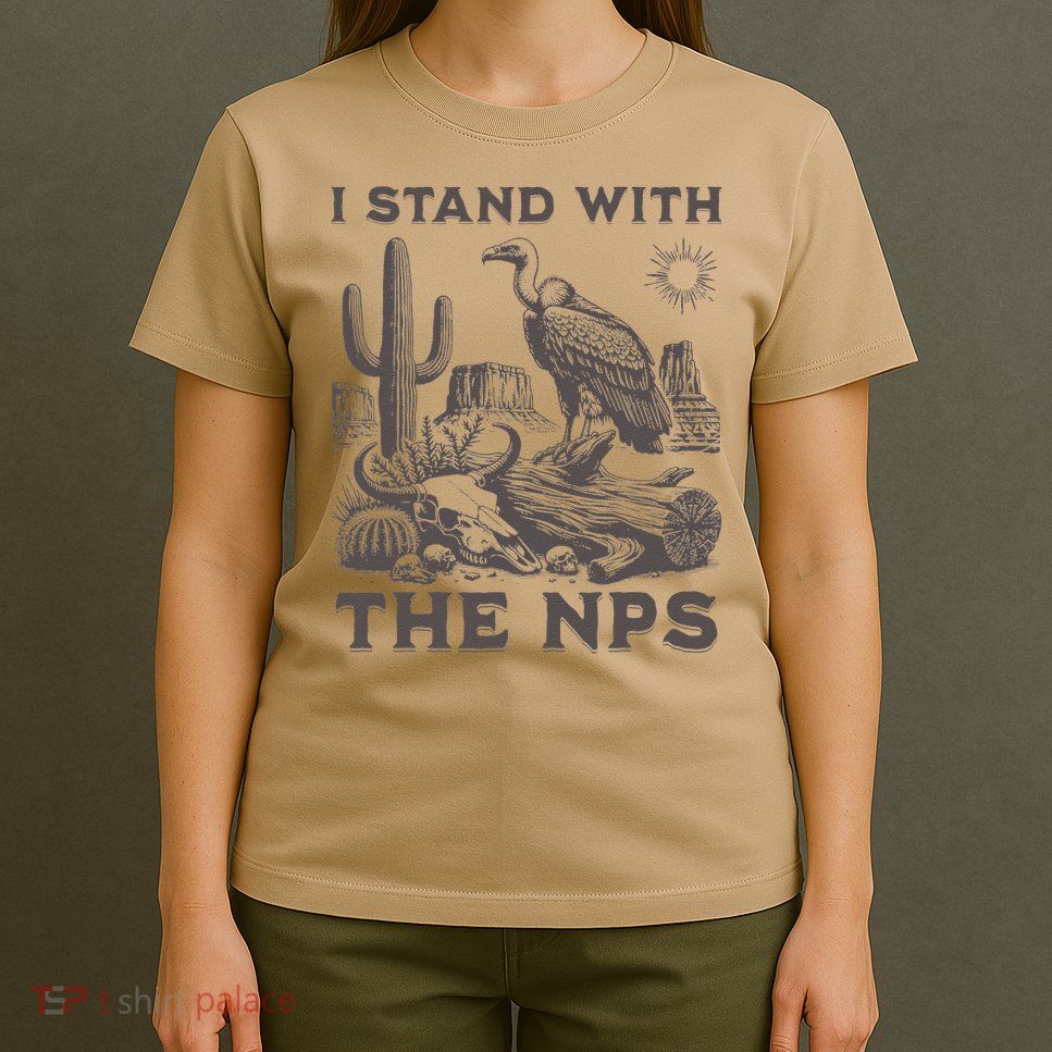 I Stand With The NPS US National Parks Vultures T-Shirt