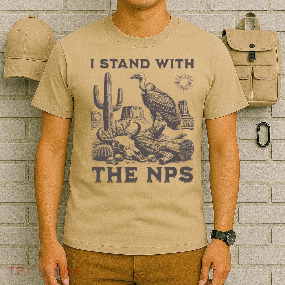 I Stand With The NPS US National Parks Vultures T-Shirt