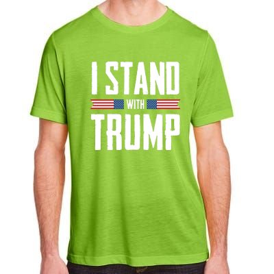 I Stand With Trump 2024 Adult ChromaSoft Performance T-Shirt