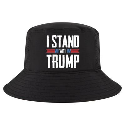 I Stand With Trump 2024 Cool Comfort Performance Bucket Hat