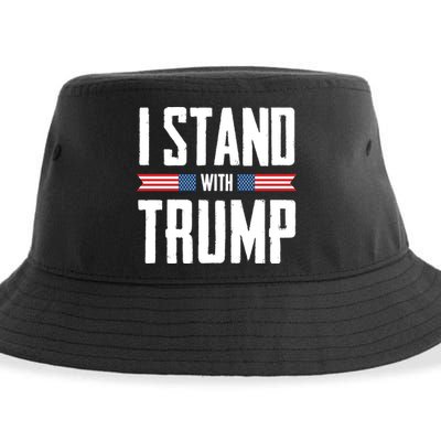 I Stand With Trump 2024 Sustainable Bucket Hat