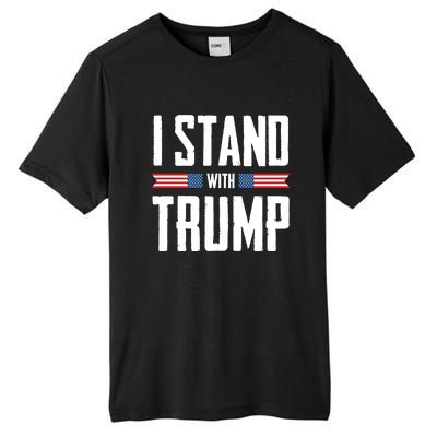 I Stand With Trump 2024 Tall Fusion ChromaSoft Performance T-Shirt