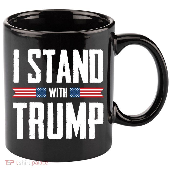 I Stand With Trump 2024 11oz C Handle Ceramic Mug