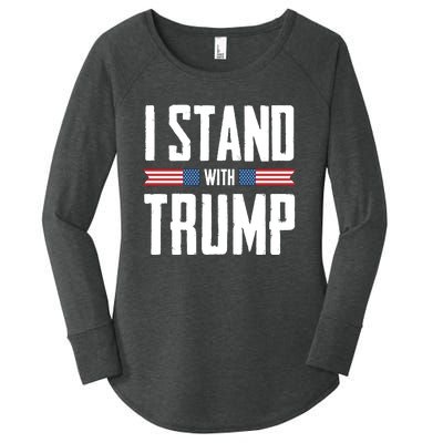 I Stand With Trump 2024 Women's Perfect Tri Tunic Long Sleeve Shirt