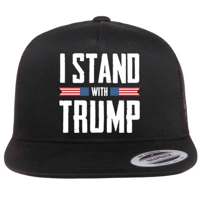 I Stand With Trump 2024 Flatbill Hat