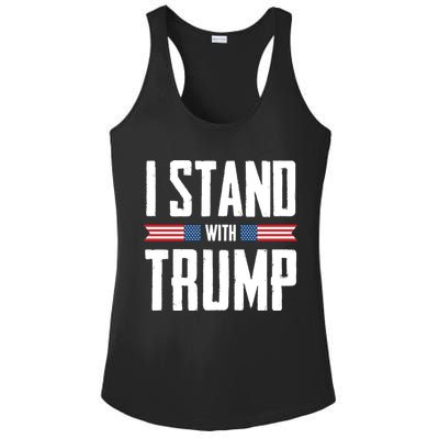 I Stand With Trump 2024 Ladies PosiCharge Competitor Racerback Tank