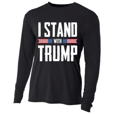 I Stand With Trump 2024 Cooling Performance Long Sleeve Crew