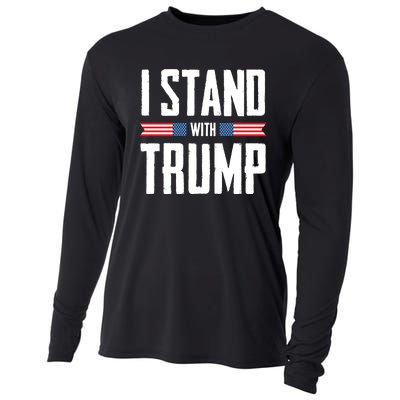 I Stand With Trump 2024 Cooling Performance Long Sleeve Crew