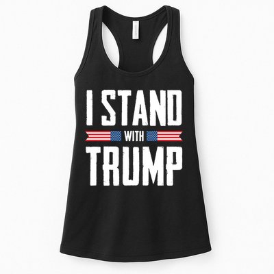 I Stand With Trump 2024 Womens Tank Top