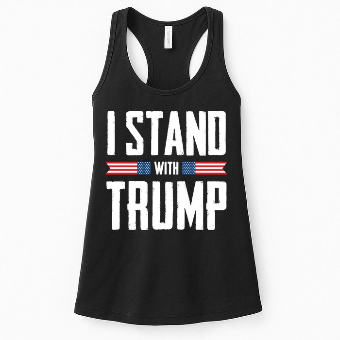 I Stand With Trump 2024 Womens Tank Top