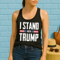 I Stand With Trump 2024 Womens Tank Top
