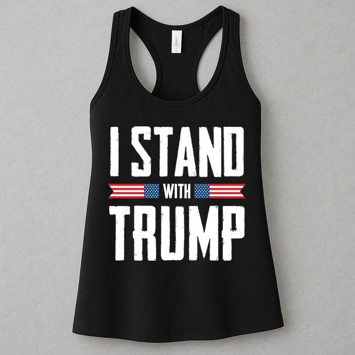 I Stand With Trump 2024 Womens Tank Top