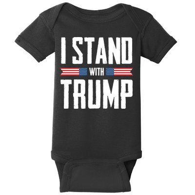 I Stand With Trump 2024 Baby Bodysuit