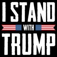 I Stand With Trump 2024 Baby Bodysuit