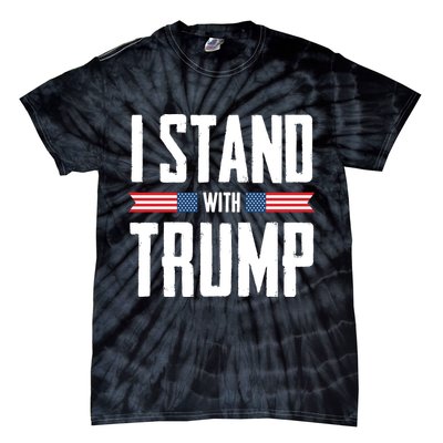 I Stand With Trump 2024 Tie-Dye T-Shirt
