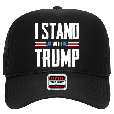 I Stand With Trump 2024 Trucker Hat
