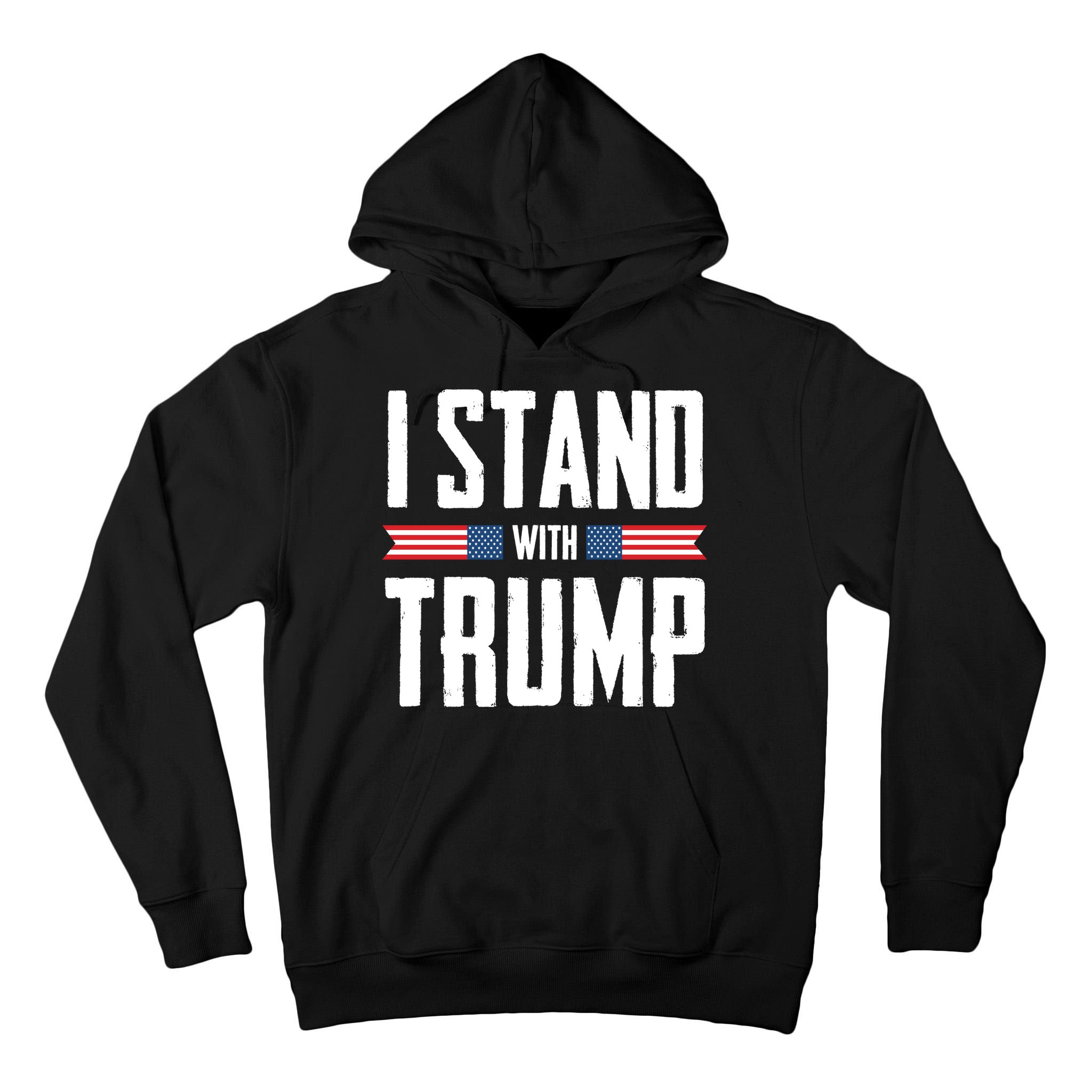 I Stand With Trump 2024 Tall Hoodie