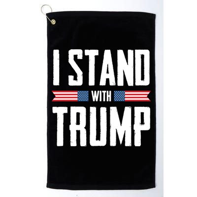 I Stand With Trump 2024 Golf Towel