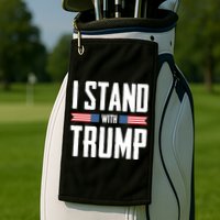 I Stand With Trump 2024 Golf Towel