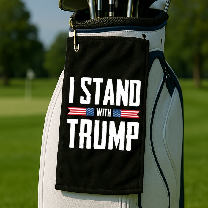 I Stand With Trump 2024 Golf Towel