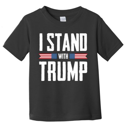 I Stand With Trump 2024 Toddler T-Shirt