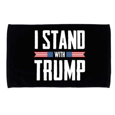 I Stand With Trump 2024 Microfiber Hand Towel