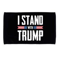I Stand With Trump 2024 Microfiber Hand Towel