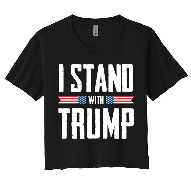 I Stand With Trump 2024 Crop Top