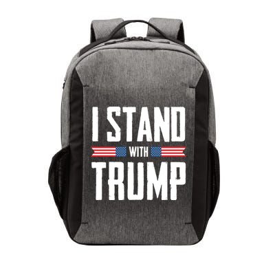 I Stand With Trump 2024 Vector Backpack