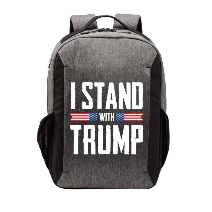 I Stand With Trump 2024 Vector Backpack