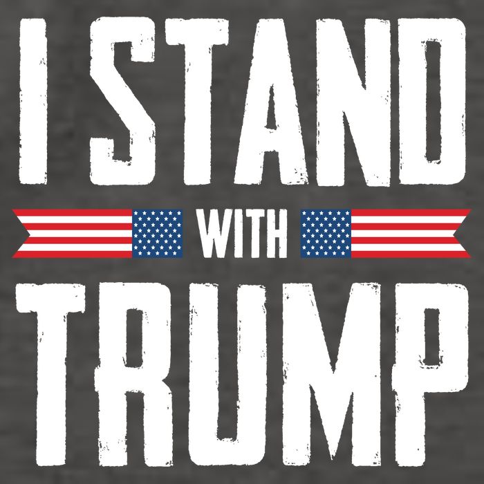 I Stand With Trump 2024 Vector Backpack
